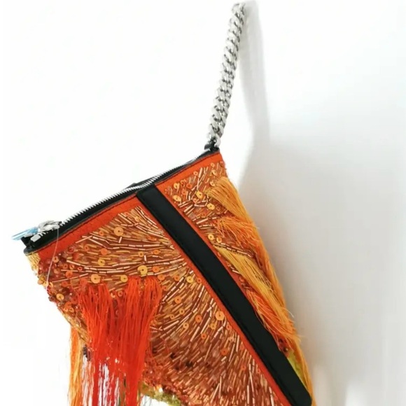 Alexander McQueen Vibrant Tassel Pouch - Picture 4 of 7
